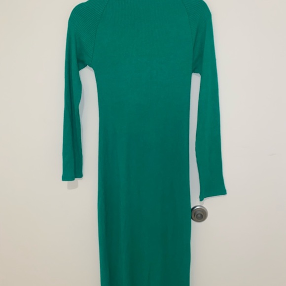 NWT ZARA knit green dress - Picture 8 of 9